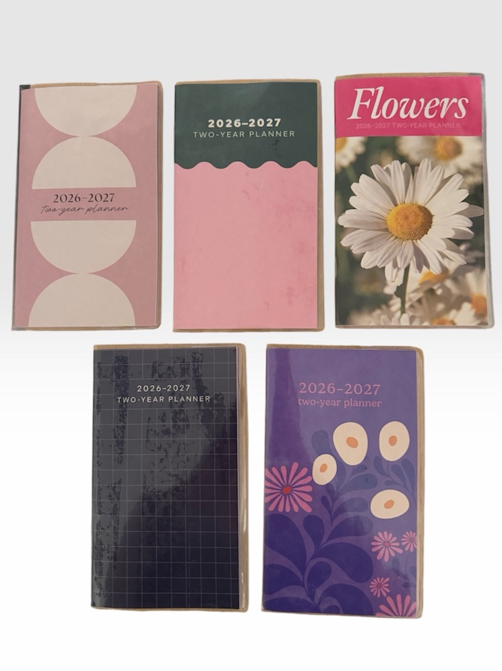 ⭐️ Bundle 5 for $13 • Set of 5 Two-Year Pocket Planners - Various Styles